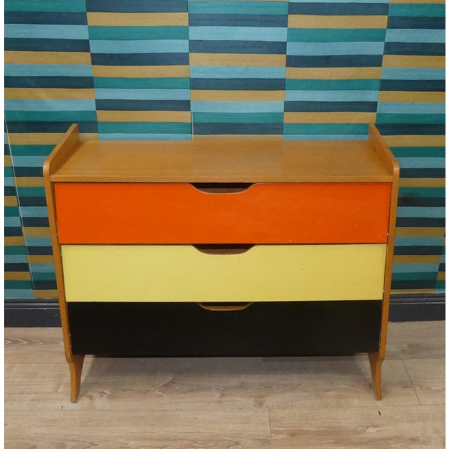 Tricolo Chest of Drawers from Ilse Möbel, 1950s For Sale - Image 14 of 14