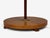 Brown Swedish Modern, Adjustable Floor Lamp, Wood, Brass, Red Lacquer, Sweden, 1940s For Sale - Image 8 of 12