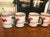 Ceramic Vietri Ucello Rosso Christmas Mugs- Set of 4 For Sale - Image 7 of 8