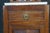 Antique Edwardian Walnut Neoclassical Inlaid Washstand Cabinet With Marble Top & Mirror For Sale - Image 10 of 18