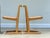Wood Mid-Century Circular Dining Table in Elm and Chairs in Rattan, 1960s, Set of 5 For Sale - Image 7 of 12