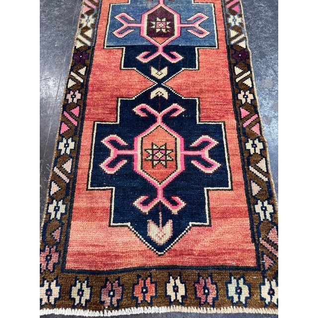 Contemporary Turkish Yastik Rug 1'8" x 3'6" For Sale - Image 3 of 5