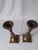 Metal Mid 20th Century Solid Brass Candle Holders Made in India, Set of 2 For Sale - Image 7 of 11