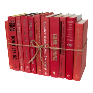 Decorative Books - Orchard Book Bundle - 1 Foot of Red Books