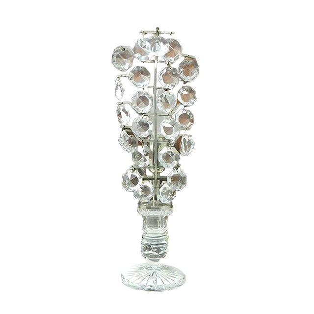 Crystal Glass Table Lamp from Bakalowits Vienna, 1960s For Sale