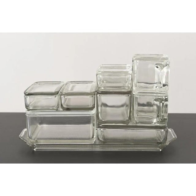 Bauhaus Bauhaus Kubus Storage Containers by Wilhelm Wagenfeld for Vlg, Germany, 1930s, Set of 21 For Sale - Image 3 of 18