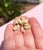 Antique Whiteside & Balnk 14k Iridescent Enamel Orchid Brooch For Sale In Los Angeles - Image 6 of 10