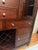 Never-used Broyhill Northern Lights lighted China hutch in a rich walnut finish ( 2013 Circa ) Features two glass door...