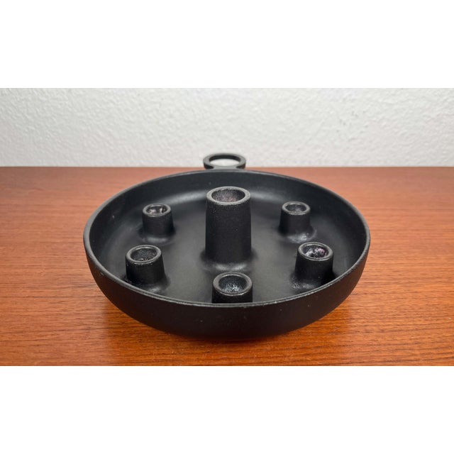 Mid-Century Modern Cast Iron Candleholder by Timo Sarpaneva for Rosenlew of Finland, 1960s For Sale - Image 15 of 18