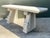Wood Vintage Cast Concrete Long Console For Sale - Image 7 of 12