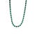 Metal 21.78 Carat Green Onyx Bezel-Set Gemstone Tennis Necklace- 925 Sterling Silver Jewelry For Sale - Image 7 of 12