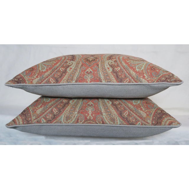 Pair of Vintage Ralph Lauren Paisley Wool Pillows Chairish