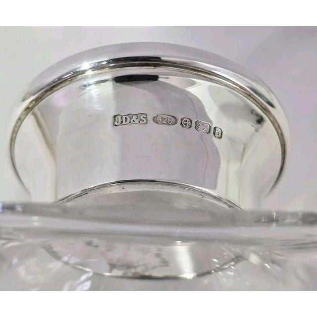Sterling Silver Mounted Crystal Decanter, 2001 For Sale - Image 12 of 18