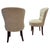 1960s Pair of Armless Slipper Lounge Side Chairs For Sale - Image 5 of 11