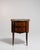 19th Century 19th Century France Rich Mahogany Petite Marble-Top Side Table For Sale - Image 5 of 11
