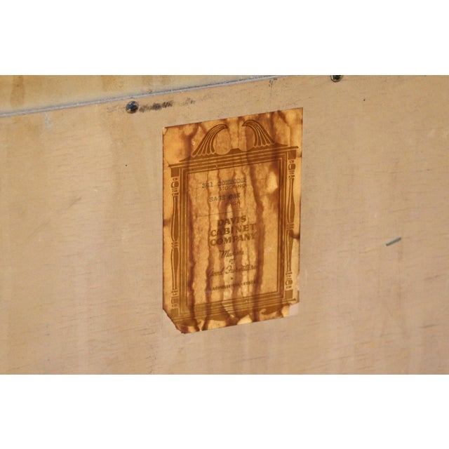 Vintage Pair of 1940s Solid Oak Nightstands For Sale - Image 17 of 18