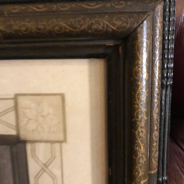 Framed Hand Colored Lithograph of Georg Gisze by W. G. Blackwell 1918 For Sale - Image 10 of 12