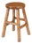 Chinese Qing Dynasty Elm Stool, C. 1875-1900 For Sale