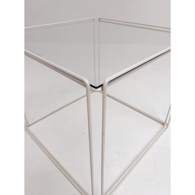 Metal Isocele Side Table by Max Sauze for Atrow, 1970s For Sale - Image 7 of 10