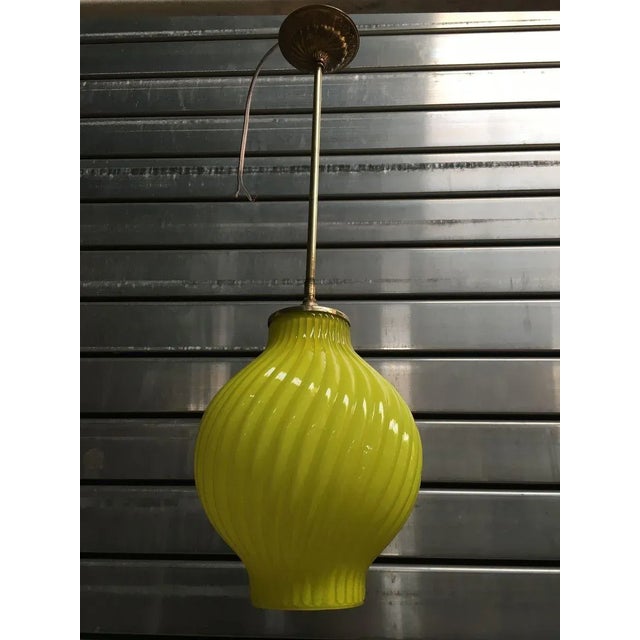 Glass Ceiling Lamp, 1960s For Sale - Image 16 of 18