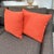 Woven Coral Throw Pillows, Pair For Sale - Image 4 of 9