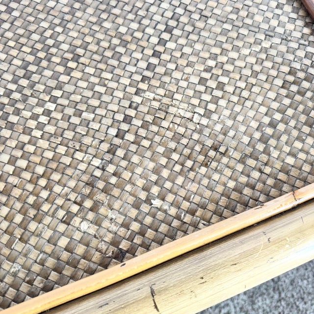 Boho Chic Vintage Boho Chic Chunky Bamboo Chest of Drawers For Sale - Image 3 of 7