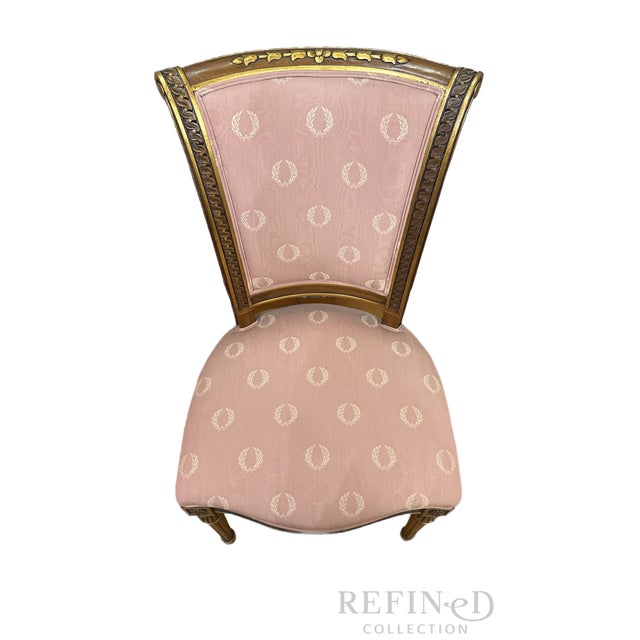 Set of 8 Karges Louis XVI–Style Dining Chairs in Scalamandre Fabric (2 Arm, 6 Side) For Sale - Image 11 of 18