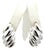 1990s Pair of Tiffany & Co Omega Back Earrings Sterling Silver Estate For Sale