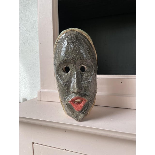 Ceramic Head Sculpture, 1960s For Sale - Image 11 of 18