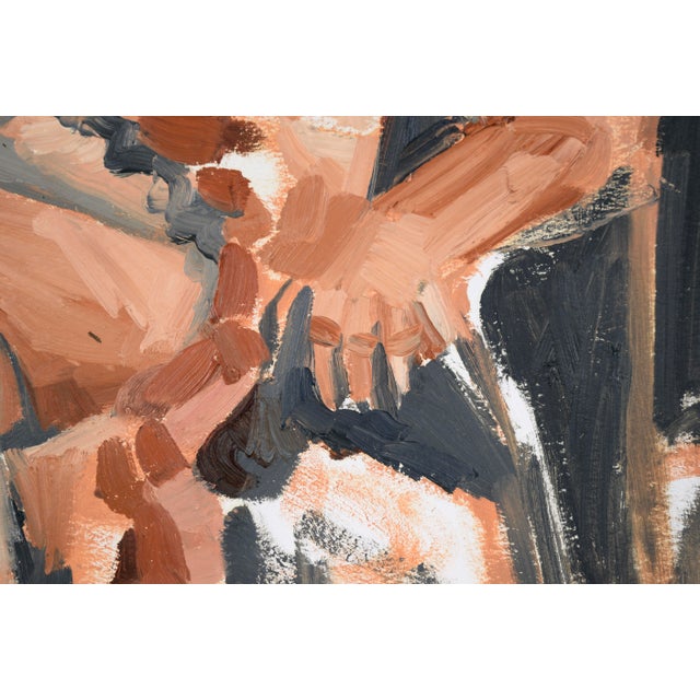 Seated Nude Woman Bay Area Figurative School Abstract Expressionist by Heather Speck For Sale In Monterey, CA - Image 6 of 7