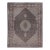 Antique Persian Tabriz Mahi Rug, Hand-Knotted Wool & Silk, Herati Geometric Pattern, Navy & Ivory, 9x12 For Sale