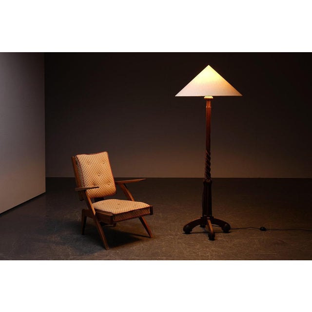 Amsterdamse School Standing Lamp, 1920s For Sale - Image 4 of 15