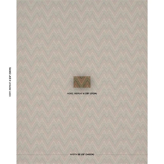 A heavyweight, hard-wearing jacquard weave, Alpine Peaks Chevron is a dynamic zigzag stripe. This handsome fabric, with...