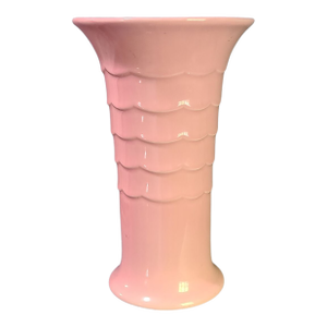 Vintage Ceramic Pink Large Floor Table Vase