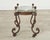 Bronze Country English Iron Marble Bronze Drink Table Trivet For Sale - Image 8 of 18