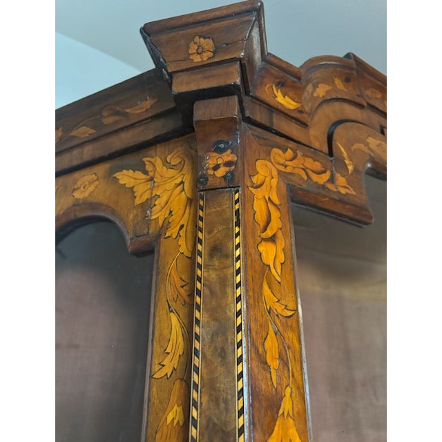 Mid 19th Century European-Style Marquetry Hutch For Sale - Image 4 of 6