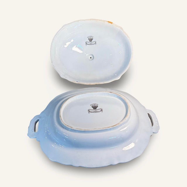 Orange Late 19th Century Mason’s Ironstone “Pekin Japan” Imari Pattern- 29 Pieces For Sale - Image 8 of 11