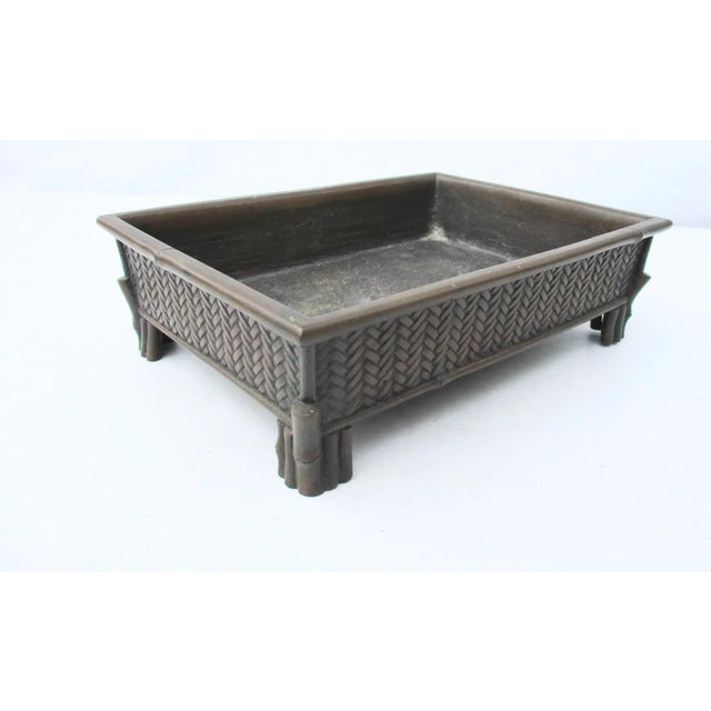 Japanese Japanese Bronze Bonsai Tray For Sale - Image 3 of 6