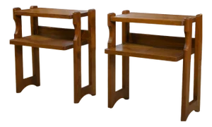 Bedside Tables by Guillerme and Chambron for Votre Maison, 1960s, Set of 2