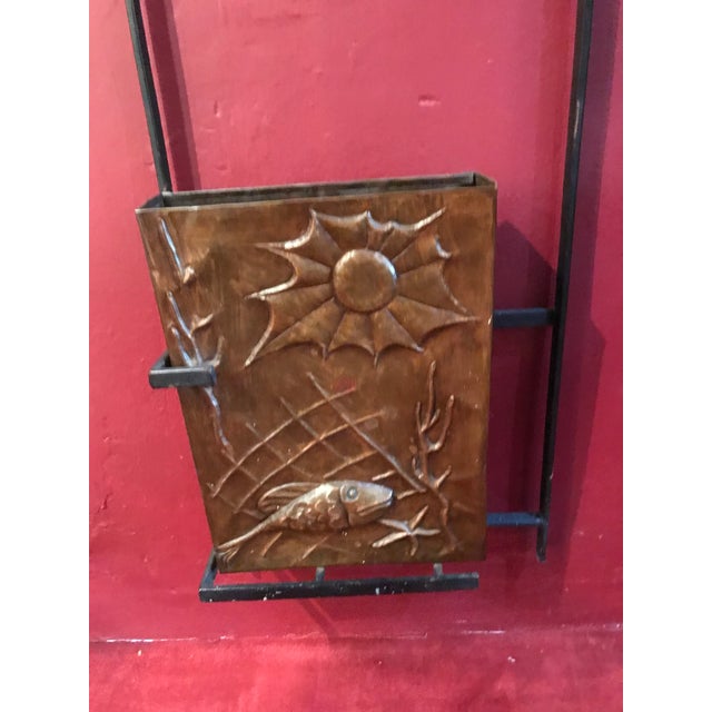 1950s Hall Tree Coat Hat Rack Brutalist Mid Century For Sale - Image 4 of 12