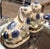 Blue and White Staffordshire Style Porcelain Rabbit Figurine Pair For Sale In Dallas - Image 6 of 6