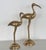 Vintage Italian Brass Cranes, 1970s, Set of 2 For Sale - Image 4 of 13