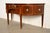English Baker Furniture Federal Inlaid Mahogany Demilune Sideboard Credenza For Sale - Image 3 of 17