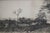 Black Antique Ernest C Rost Country Road Cottage Trees Lake Landscape Etching 30" For Sale - Image 8 of 11