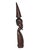 Makonde Carved Hardwood Elder Figure Tanzania Mozambique Conical Hat African Art For Sale - Image 4 of 7