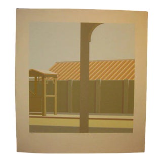 10am Elevated Entrance Upper Broadway Nyc New York City Subway Silkscreen by Saul Chase For Sale