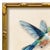 Various Artists Reproduction Vintage "Garden Friends" Art Print Framed Blue Hummingbird For Sale - Image 4 of 4