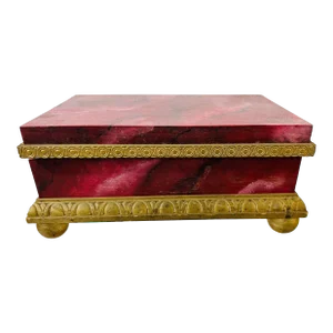 Faux Painted Marble Italian Box