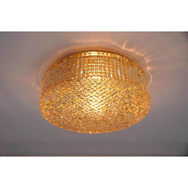 Lovely amber bubble glass flush mount lamp by helena tynell for limburg boom each fixture need 1 x e27 standard bulb with...