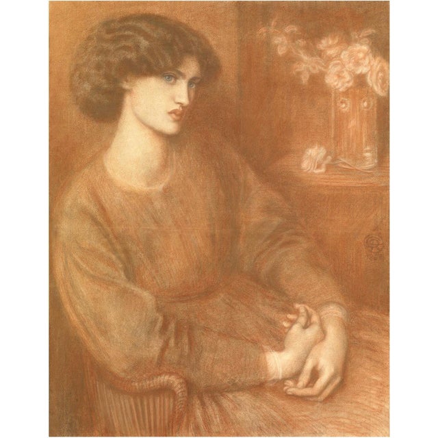 Gabriel Charles Dante Rossetti, Portrait of Jane Morris, Serigraph For Sale